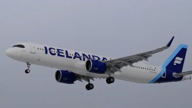 Sýningarflug Airbus-þotu um kvöldmatarleytið