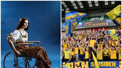 Bröndby-bullur ráðast ekki bara á Víkinga heldur einnig á konur í hjólastól
