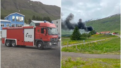 Eldur kviknaði á bæ í Norðfjarðarsveit